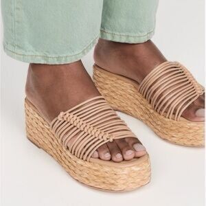 Paloma Barcelo Lola Espadrille Platform Sandals Size EU 39